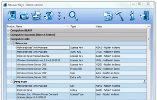 Recover Keys screenshot 1