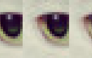 Example with original on the left, libjpeg in the middle and Guetzli on the right