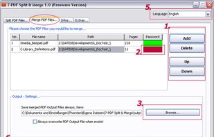 Merge pdf-files