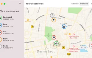 OpenHaystack screenshot 1