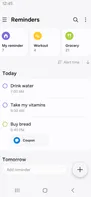 Samsung Reminder screenshot 1