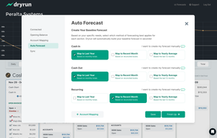 Auto Forecast Options