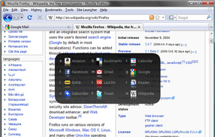A screenshot of the "Launcher"