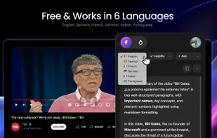 Free & Works in 6 Languages