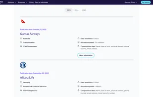 Data Breach Observatory screenshot 1