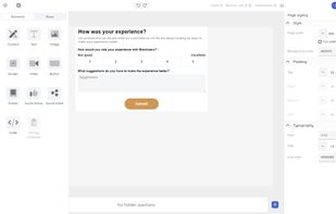 Survey editor