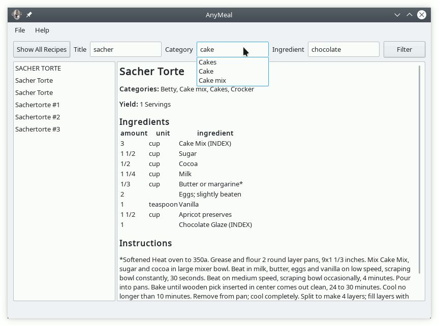Anymeal alternatives 25 recipe managers and similar apps alternativeto