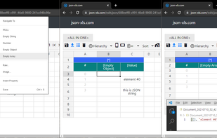 json-xls.com screenshot 1