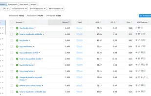 Semrush screenshot 2