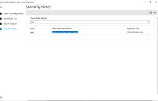 Open House Guestbook screenshot 3