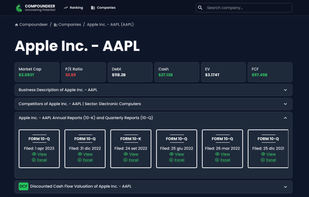 Access data of thousands of public companies. 