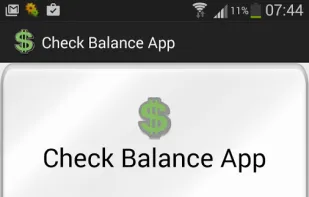 Check Balance App screenshot 1