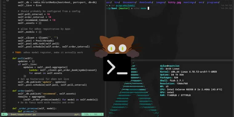 Kitty terminal 0.40.0 adds enhanced text sizing, font support & improved rendering image