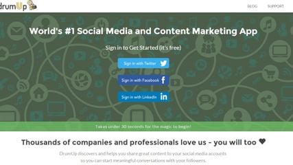 Manage Facebook, LinkedIn and Twitter accounts