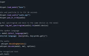 Using the whisper module in Python