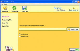 Kernel for Access Repair screenshot 1