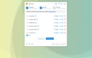 Workout.lol screenshot 2