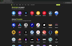 Supported Blockchains and Modules List
