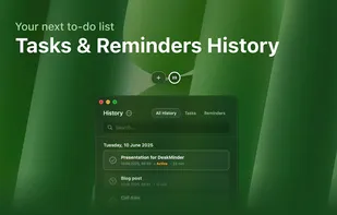 DeskMinder screenshot 1