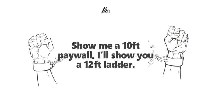 News publishers secure takedown of popular 12ft Ladder paywall bypass website