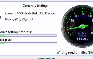 Honest drive speed test