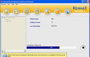 Kernel for Novell Data Recovery screenshot 1
