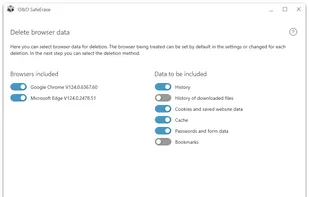 O&O SafeErase screenshot 1