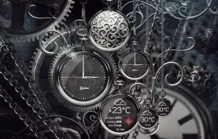 Oplao Black Clock screenshot 1