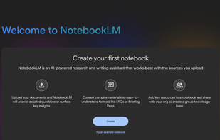NotebookLM screenshot 1