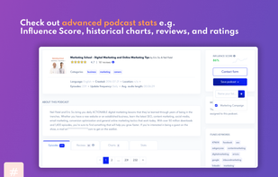 Advanced Podcast Stats & Features