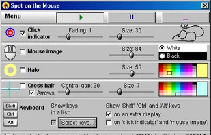 Windows 95/98/NT/ME main window