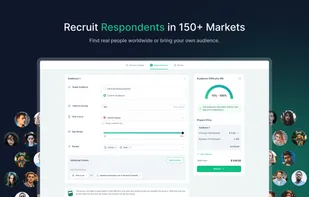 Find real consumer panels worldwide or invite your own audience with simple links and targeting.