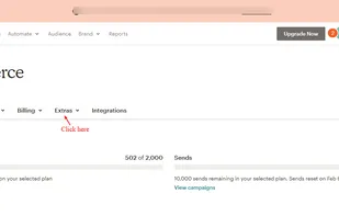 Account Configuration at MailChimp End