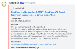 IncidentHub screenshot 2