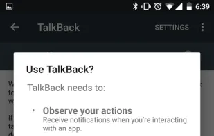 TalkBack screenshot 3