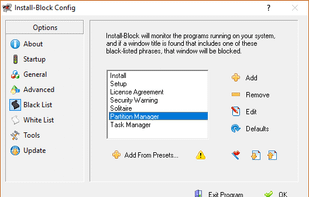 Install-Block screenshot 1