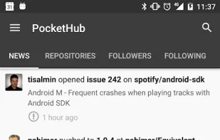 PocketHub for GitHub screenshot 1