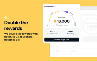 Double your card rewards on over 15,000 participating stores