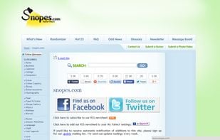 Snopes screenshot 1