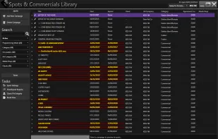 Spots and commercials library