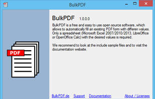 BulkPDF screenshot 2