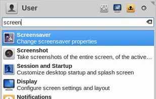 Whisker menu screenshot 1