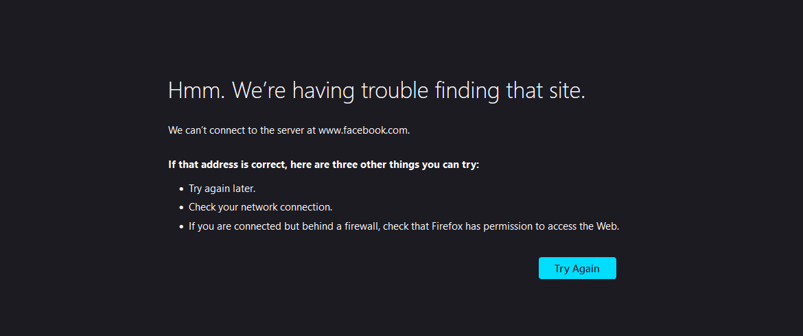 DNS outage renders Facebook, Instagram, Messenger, and WhatsApp offline