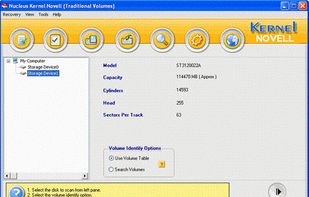 Kernel for Novell Data Recovery screenshot 1