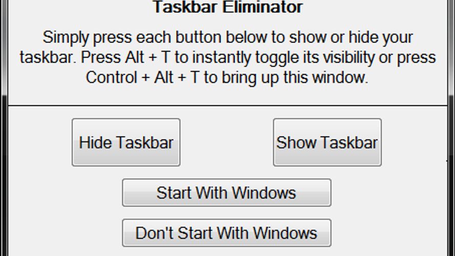 Taskbar Hide Alternatives And Similar Software Alternativeto