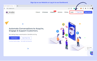 Home page of smatbot