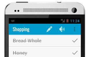 
Checklist

    Easy addition and removing of items
    Drag and sort list item order
    Sharing support
    Custom fonts
    Add reminder
    Text-to-speech: Read out items
    Custom list sorting
    Automatic marking of checklist as completed when all items are checked
    Save as text(.txt) file on SD card


