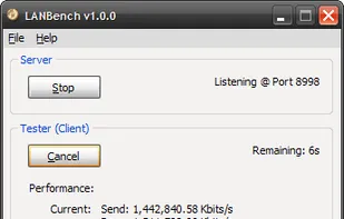 LANBench screenshot 1