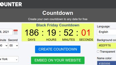 Make Your Countdown Timer For Free - TickCounter