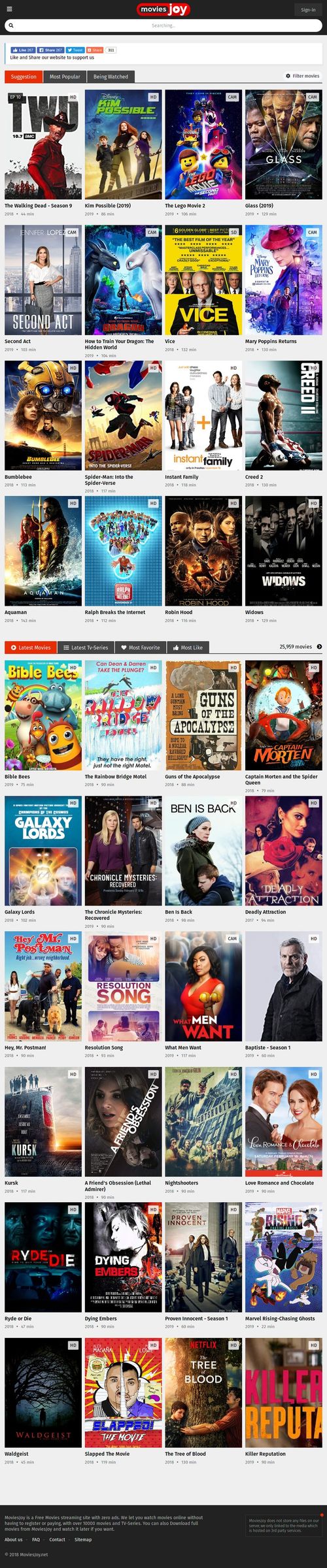 MoviesJoy Alternatives 25 Movie Streaming Services Similar